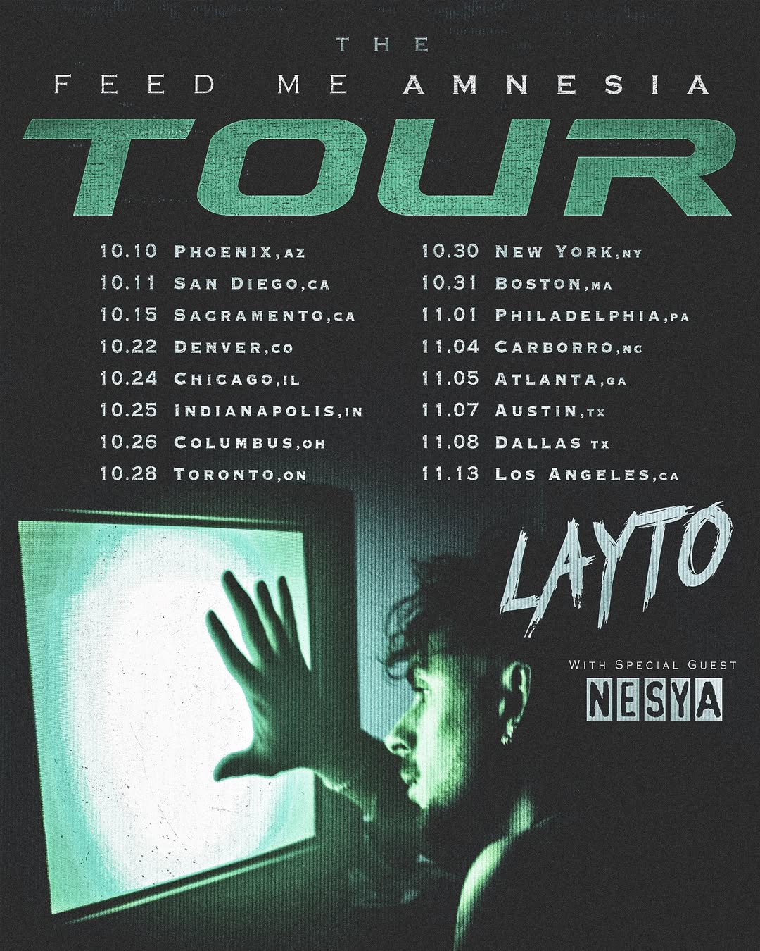 NESYA Tour Poster 2025